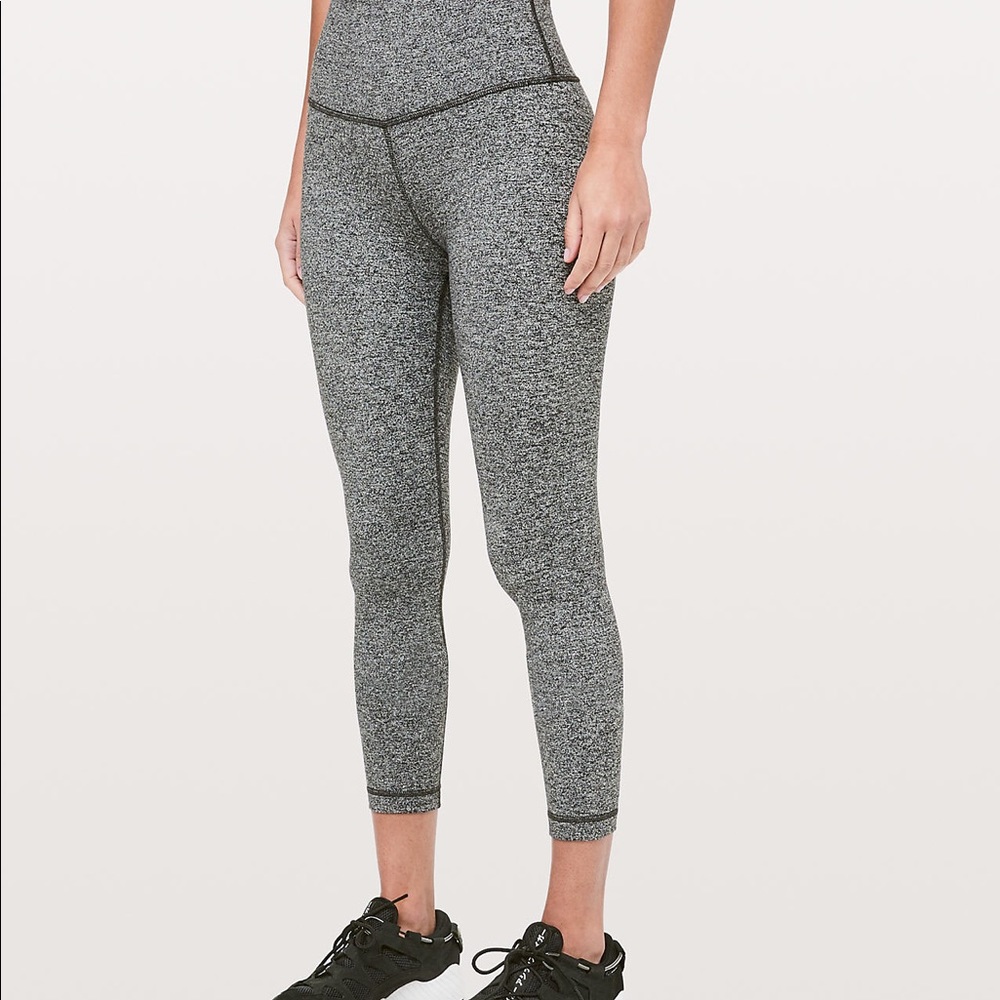 lululemon athletica Gray Heather High-Rise Leggings